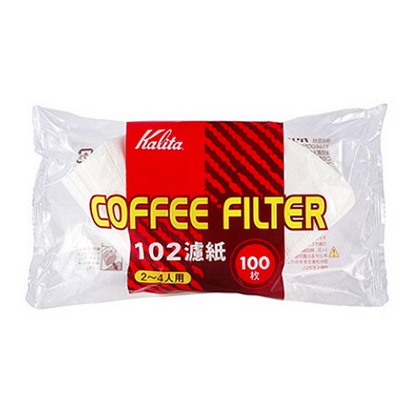 칼리타 NK102 커피필터 2 4인용 화이트 100매입
