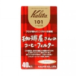 칼리타 커피샵 커피필터 1/2인용 옐로우 40매 101
