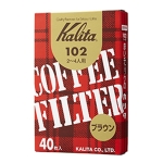 칼리타 커피샵 커피필터 2 4인용 옐로우 40매 102