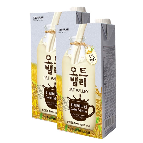 서강 오트밸리 귀리우유 1L 카페에디션 2개세트