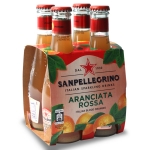 산펠레그리노 병 탄산음료 아란시아타 로사 레드오렌지 200ml 4개세트