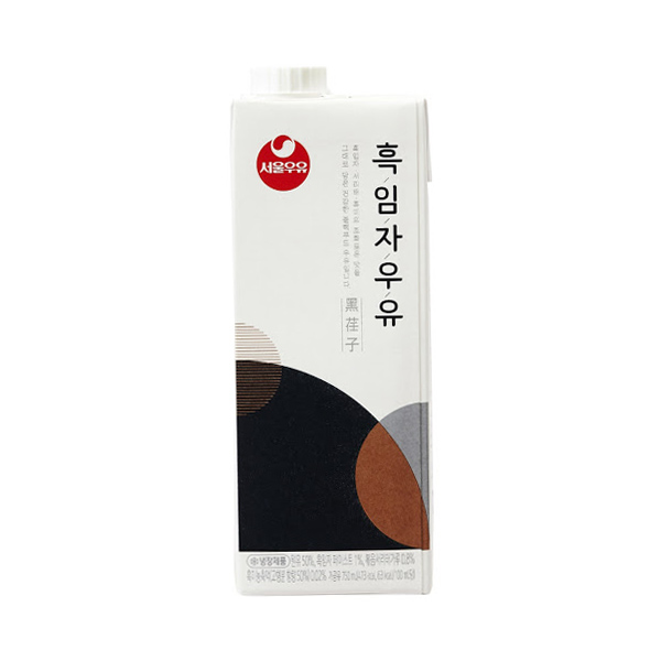 서울우유 흑임자 우유 750g 1박스 8개