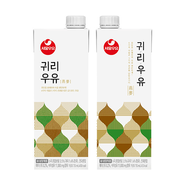 서울우유 귀리 우유 750g 2개세트