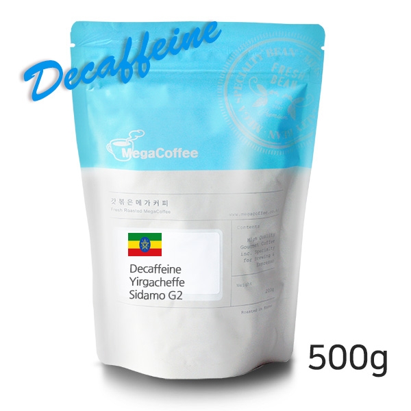 디카페인 갓볶은메가커피 에티오피아 시다모 G2 500g