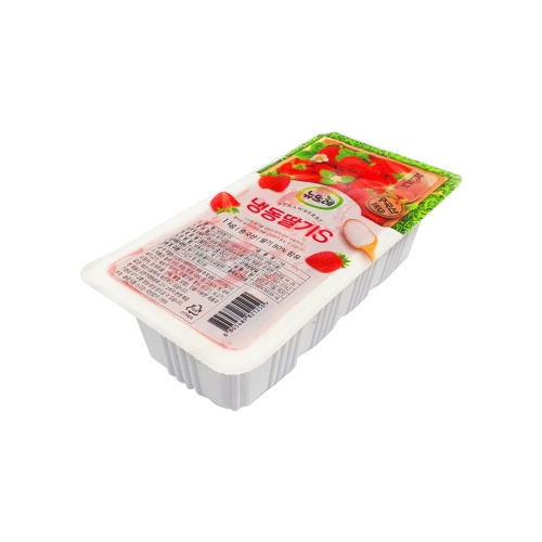디보트코리아 중국산 가당 슬라이스 딸기 20% 1kg 1박스 10개