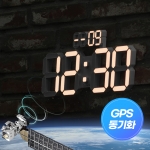 JS 국산 루나리스 데이트 위성 GPS 인테리어 LED 벽시계 38cm 화이트 JSLIWH08