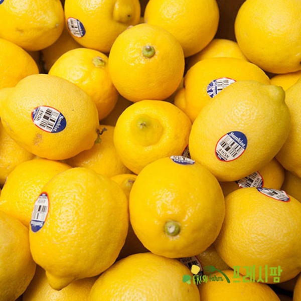 [프레시팜] 수입과일류 상큼한 레몬 140과 1박스 칠레산